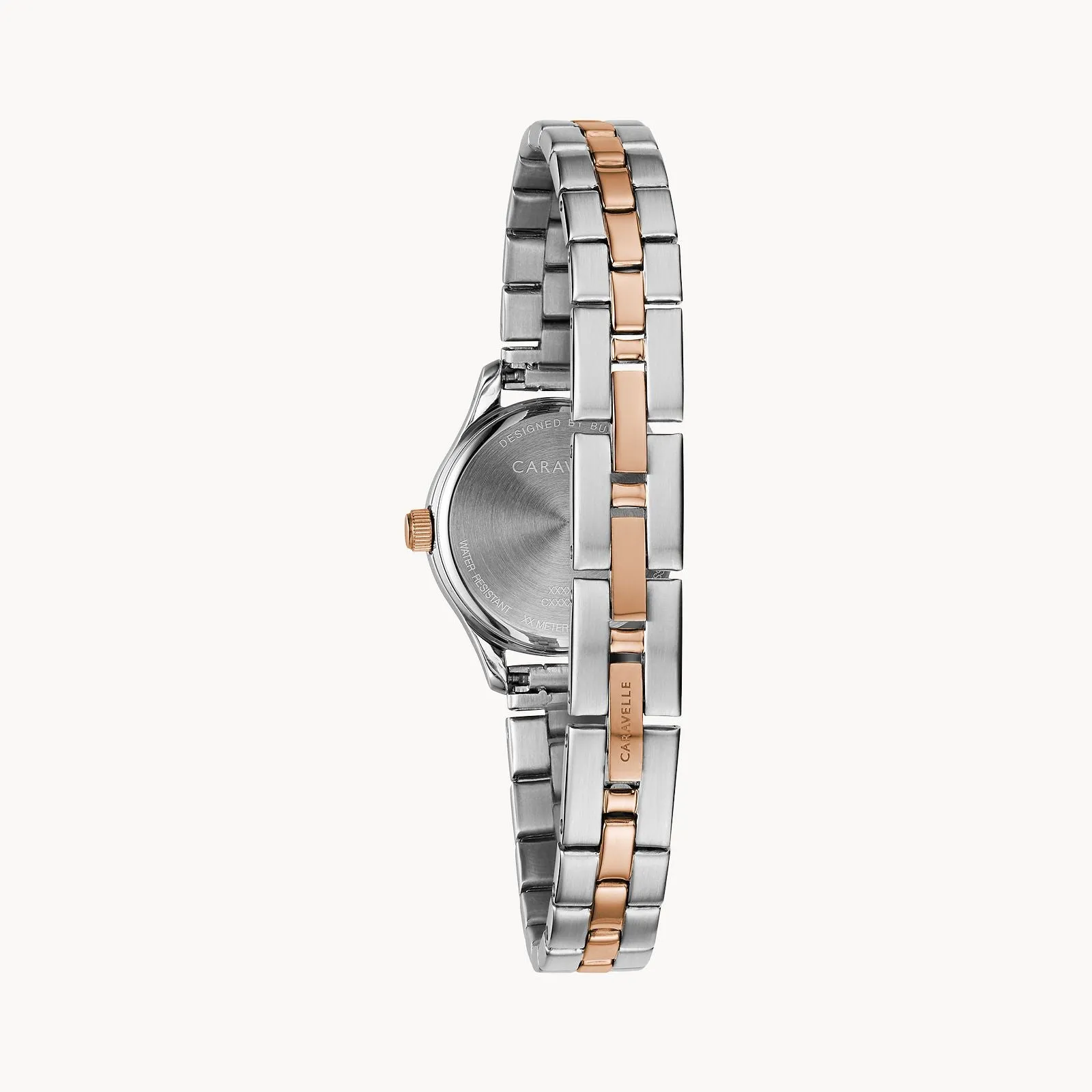 Bulova 45L175 Traditional Caravelle 2 Tone Stainless Steel Strap Women Watches